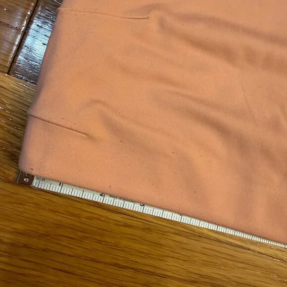 Gymshark V-neck Mesh Panel Sports Bra Peachy/Orange - Size XL Y-Back - Picture 4 of 6